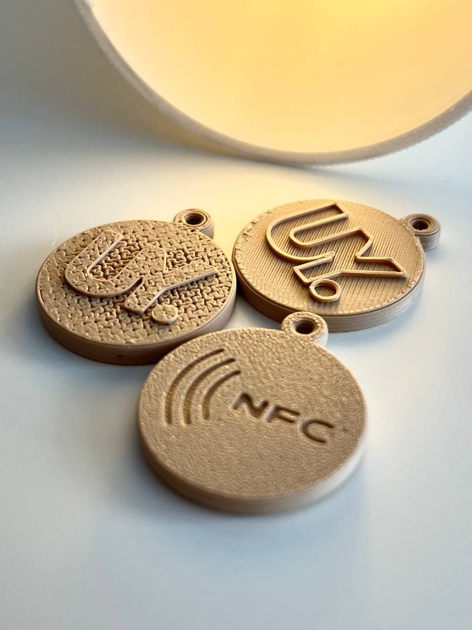 Brelok NFC dla biznesu — Seria z tym samym wzorem