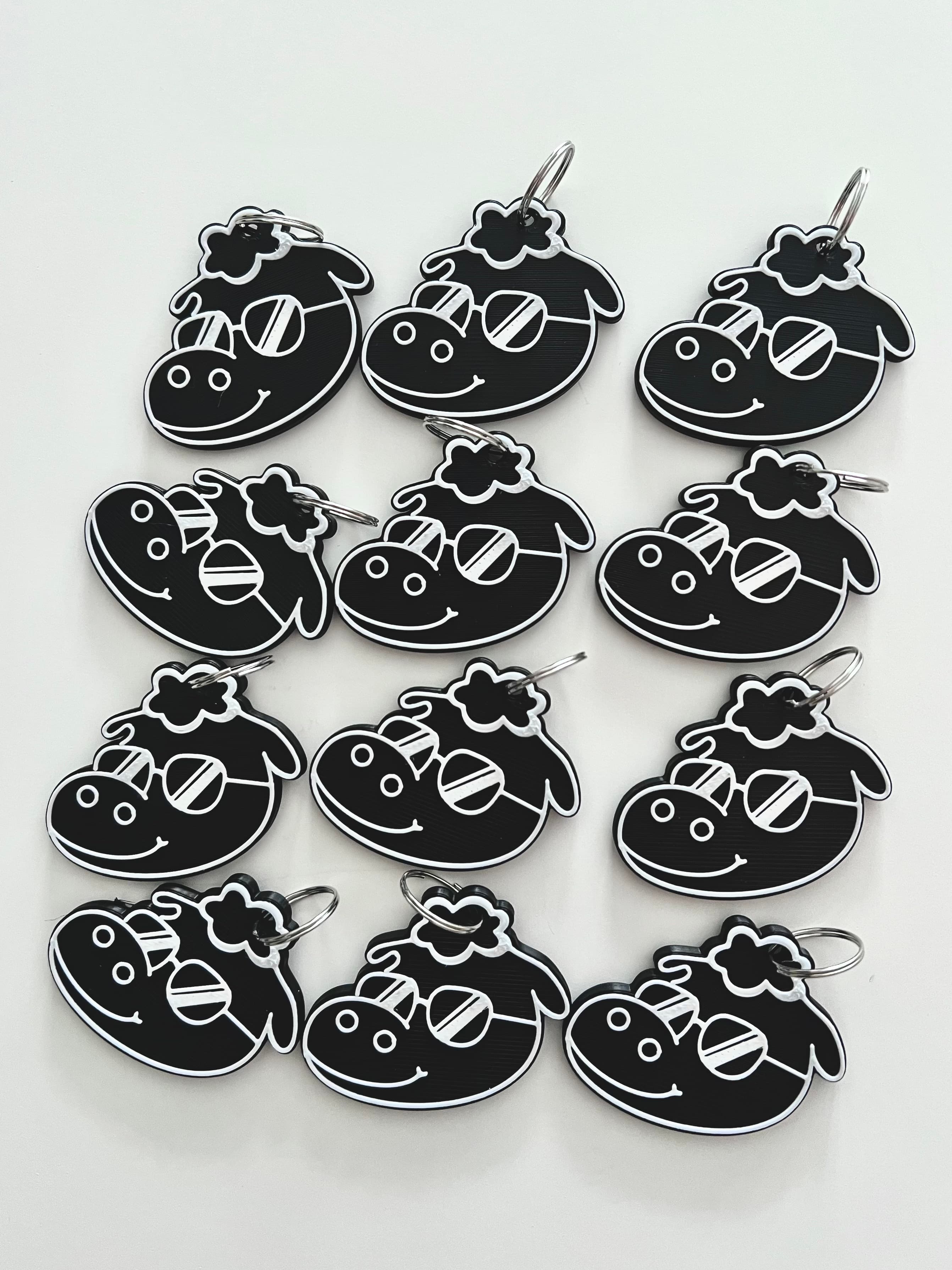 Brelok NFC dwukolorowy — Minimalistyczny Design